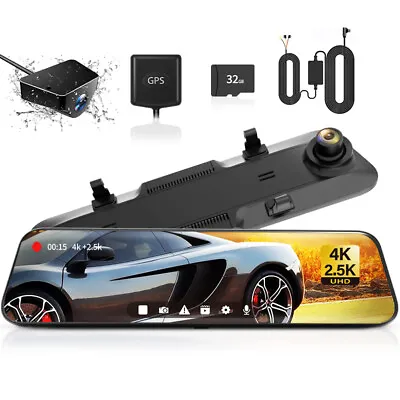 $274.96 • Buy G900 WOLFBOX Dash Cam 4K+2.5K Front And Rear Mirror Camera With Free 32GB Card