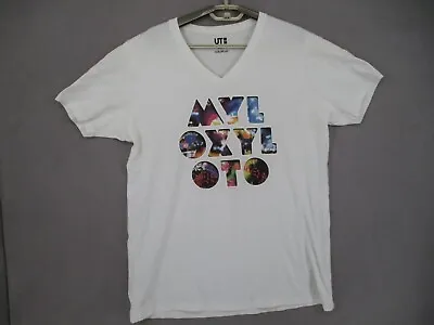 Coldplay Shirt Womens Extra Large Uniqlo Mylo Xyloto Tee 2012 Rock Band Tee • $24