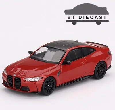 Mini Gt Bmw M4 Competition G82 1/64 Diecast Toronto Red Metallic Mgt00566 • $10.90