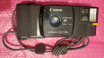 Vintage Canon Snappy 20  35mm Point And Shoot Film Camera In Good Condition • $16.20