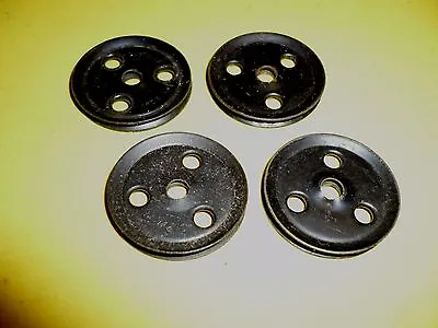 Four Meccano Black Pulley Wheels Part 22a  • £2