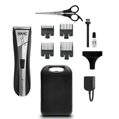  Wahl Lithium Home Pet Cord/Cordless Clipper Kit 4 Combs/Scissors/Travel Case • $97.99