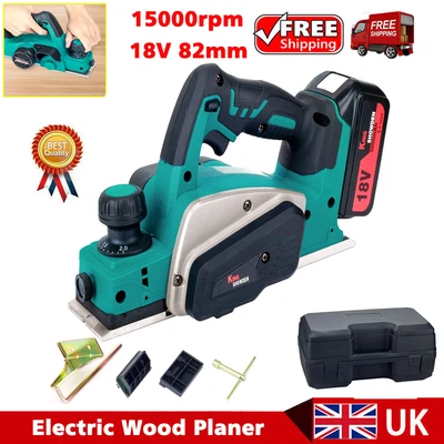 £60.90 • Buy Electric Wood Planer Sander Door Plane Handheld Woodworking For Makita Battery