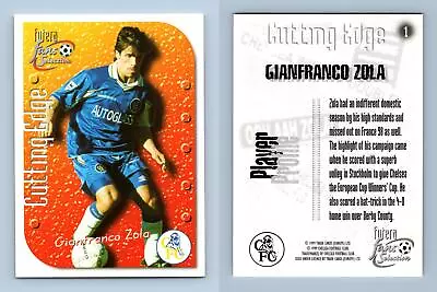 £0.99 • Buy Gianfranco Zola #1 Chelsea FC Fans Selection 1999 Futera Trading Card