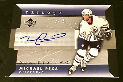 05/06 Trilogy #SCS-PE Michael Peca Autograph Scripts Two Oilers • $9.99