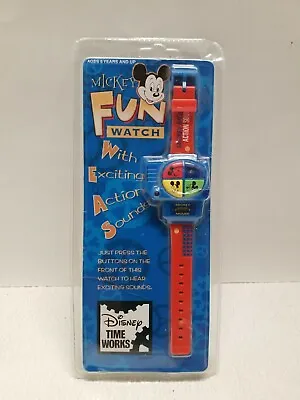 Mickey Mouse Fun Watch With Exciting Action Sounds Hard To Find • $19.99