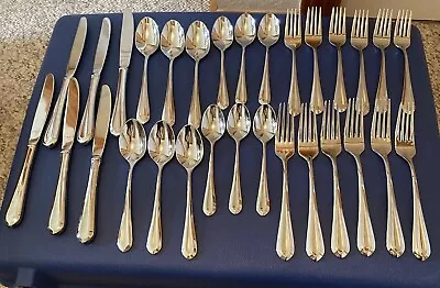 Lenox 5 Piece Place Setting 18/10 Stainless Flatware Serves 6 Perfect Condition! • $45.99