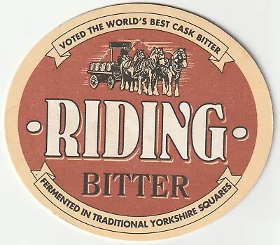 BEER MAT - MANSFIELD BREWERY - RIDING BITTER - (Cat 153) - (1998) • £1.50