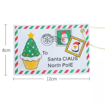  6 Pcs Christmas Goodie Bag Envelope Candy Santa Claus Envelopes Tree • £5.54