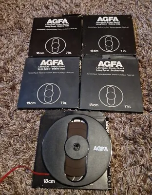 AGFA Reel To Reel Vintage Tapes 7 Inch X 5 • £20