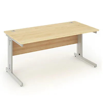 £211.62 • Buy Impulse Cable Managed 1200mm Rectangle Desk Maple