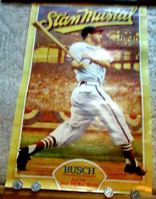 Great Stan Musial Poster Busch  • $9.99