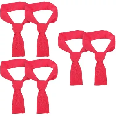  6 Pcs Red Cotton Chef Bow Tie Work Cook Suit Neckerchief Handkerchief • £12.75