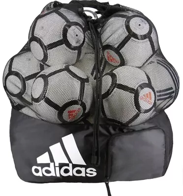 Adidas Unisex Stadium Ball Bag Black/White ONE SIZE New • $31.50