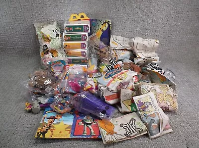 Lot Of Vintage McDonald Happy Meal Fast Food Toys Boxs Bags Toy Story Disney +++ • $1