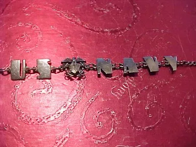 Vietnam Era Us Navy Sweethart Chain Bracelet 7 1/2 Inch Long • $26.95