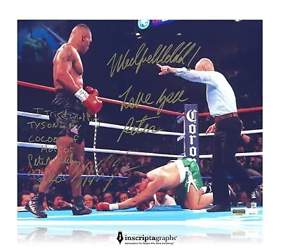 Mike Tyson / Peter McNeeley Dual Signed 16x20 Photo #D/10 Inscribed JSA COA RARE • $2124.15