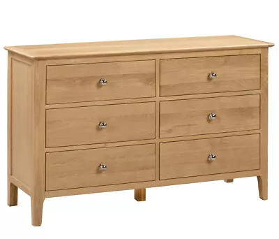 Wooden Furniture Cotswold Oak 3 Drawer Table Chests And Combination Wardrobe • £439.99