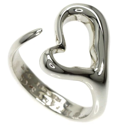 £78.52 • Buy TIFFANY&Co.   Ring Open Heart Silver