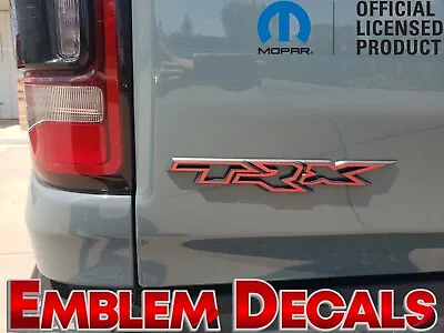 Ram 1500 TRX Emblem Overlay Decal 2021 2022 2023 2024 • $15