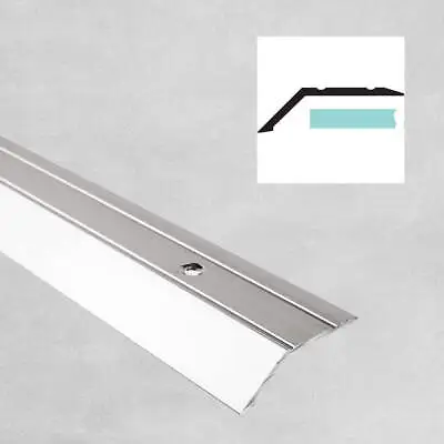 Vinyl Edge Floor Trim - Silver 900mm • £3.99