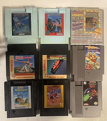 Nintendo NES Lot Of 9 Unlicensed Games  • $100