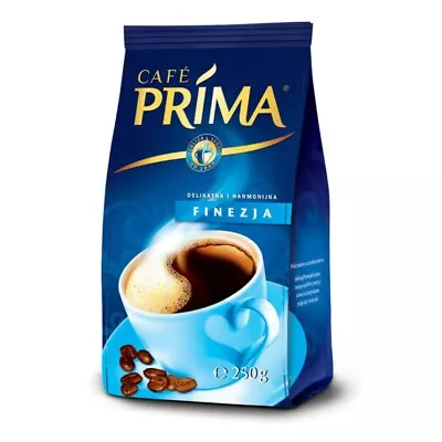 4x JACOBS KAWA MIELONA PRIMA FINEZJA 250G - GROUND COFFEE PRIMA 250g X4 Pcs • £15.95