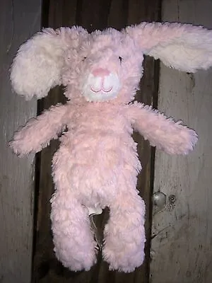 Mary Meyer Baby Pink Bunny Rabbit Plush Shaggy Floppy 11  Stuffed Animal Easter • $14.95