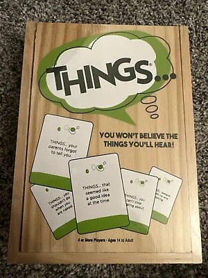 $12 • Buy The Game Of Things By PlayMonster (Wooden Edition) - Adult Humor Party Game (new