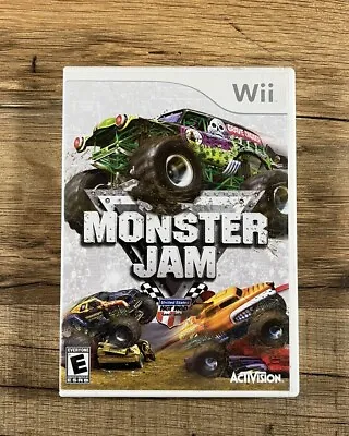 Monster Jam (Nintendo Wii 2007) Complete CIB W/ Manual - Fully Tested • $11.95