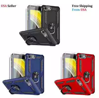 For IPhone 14 Pro Max 13 7 8 6 SE Shockproof Case Kickstand • $4.99