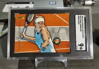 2008 Ace Authentic Match Point Maria Sharapova French Open #RG18 SGC 9 MINT • $22.50