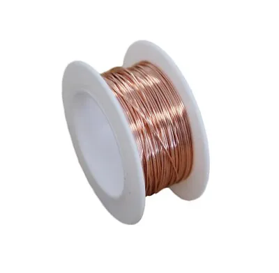 $8.75 • Buy 24 Ga Copper Round Wire Jewelry & Craft (1 Oz - 56 Ft. Spool ) Half Hard 