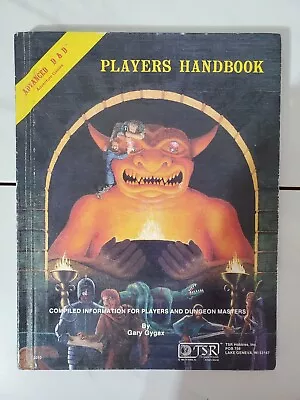 Advanced Dungeons & Dragons 1st Edition Players Handbook TSR Games 1978 *Read • $71.91