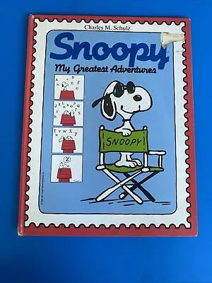 Peanuts Vintage Snoopy My Greatest Adventures Book Nice • $1.99