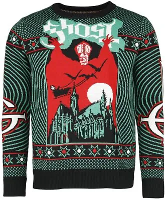 Bravado Men's Ghost Holiday Sweater Christmas Jumper Progressive Rock Band • $88