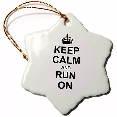 3dRose Keep Calm And Run On - Carry On Running - Track Runner Athlete Gifts - Fu • £14.45