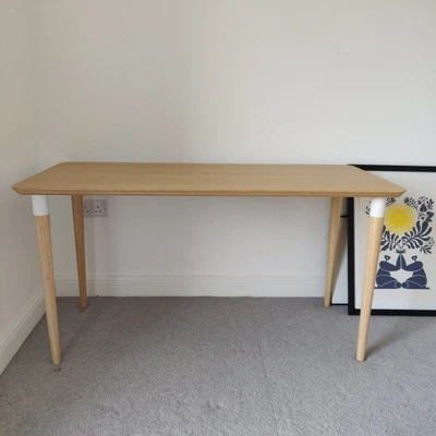 £40 • Buy IKEA ANFALLARE / HILVER  Bamboo Office Desk - 4 Legs + Fixings, Excellent Cond