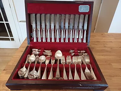 Silver Plated Canteen Of Cutlery 124 Pieces • £150