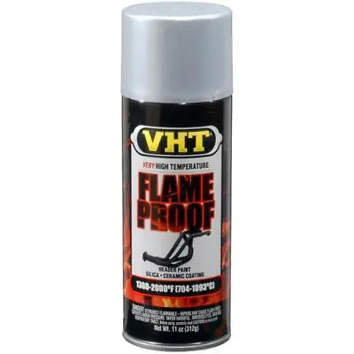 VHT High Temp Paint SP106; FlameProof 11oz Aerosol Flat Silver 1300-2000deg • $22.42