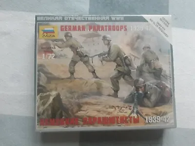 Zvezda 1:72 German Paratroops 6136 • £7.99