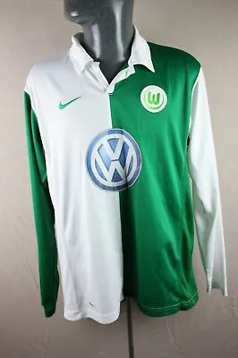 £44.99 • Buy VFL Wolfsburg 2007 2008 Home Nike Football Shirt Trikot Size Mens Large 1504