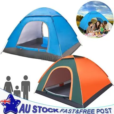 Camping Tent Automatic 3-4 Man Person Instant Tent Pop Up Ultralight Dome Tents. • $30.99