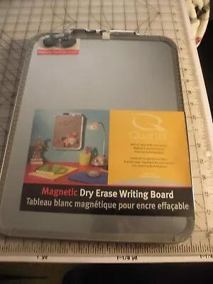 Quartet Magnetic DRY ERASE WRITING BOARD NEW SEALED  11  X 14  EASY MOUNT • $22.99