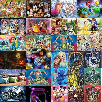 $12.99 • Buy 5D Full Drill Diamond Painting Full Drill Embroidery Mickey Toy Painting Home