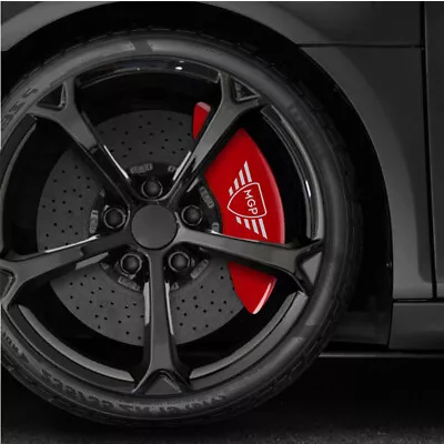 Set Of 4 Red Caliper Covers W/Silver MGP Logo For 2010-2014 Mercedes-Benz E550 • $224.10