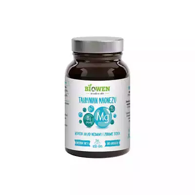 Biowen Magnesium Taurate With Vitamin B6 (P-5-P) - 100 Capsules • £17.99