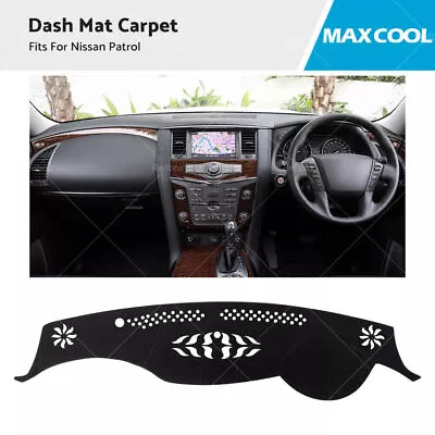 Dash Mat Fits For Nissan Patrol Y62 ST-L Ti Dashboard Sun Cover Carpet Non-Slip • $37.99