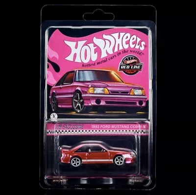 Hot Wheels RLC Exclusive Pink Edition 1993 Ford Mustang Cobra R NEW SEALED • $47.79