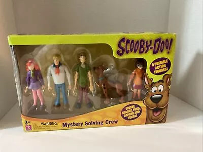 SCOOBY-DOO AND 5 Poseable Action Figures”Mystery Solving Crew” New In Box • $56